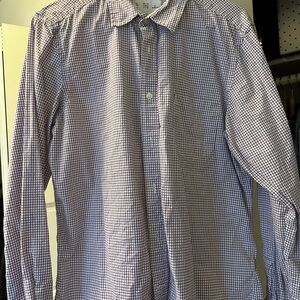 Men's purple Checkered Shirt